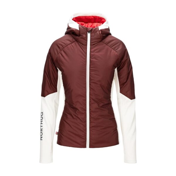 Куртка Livigno Hybrid Jkt женская, цвет Madder Brown